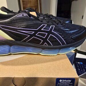 Asics Sportstyle Gel-Quantum 360 VIII Black Blue 1203A305 004 Mens Size 10 SHOES